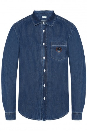 Tiger head denim shirt, zdjęcie 1 Tiger head denim shirt od Kenzo